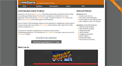 Desktop Screenshot of gamequeryjs.com
