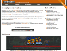 Tablet Screenshot of gamequeryjs.com